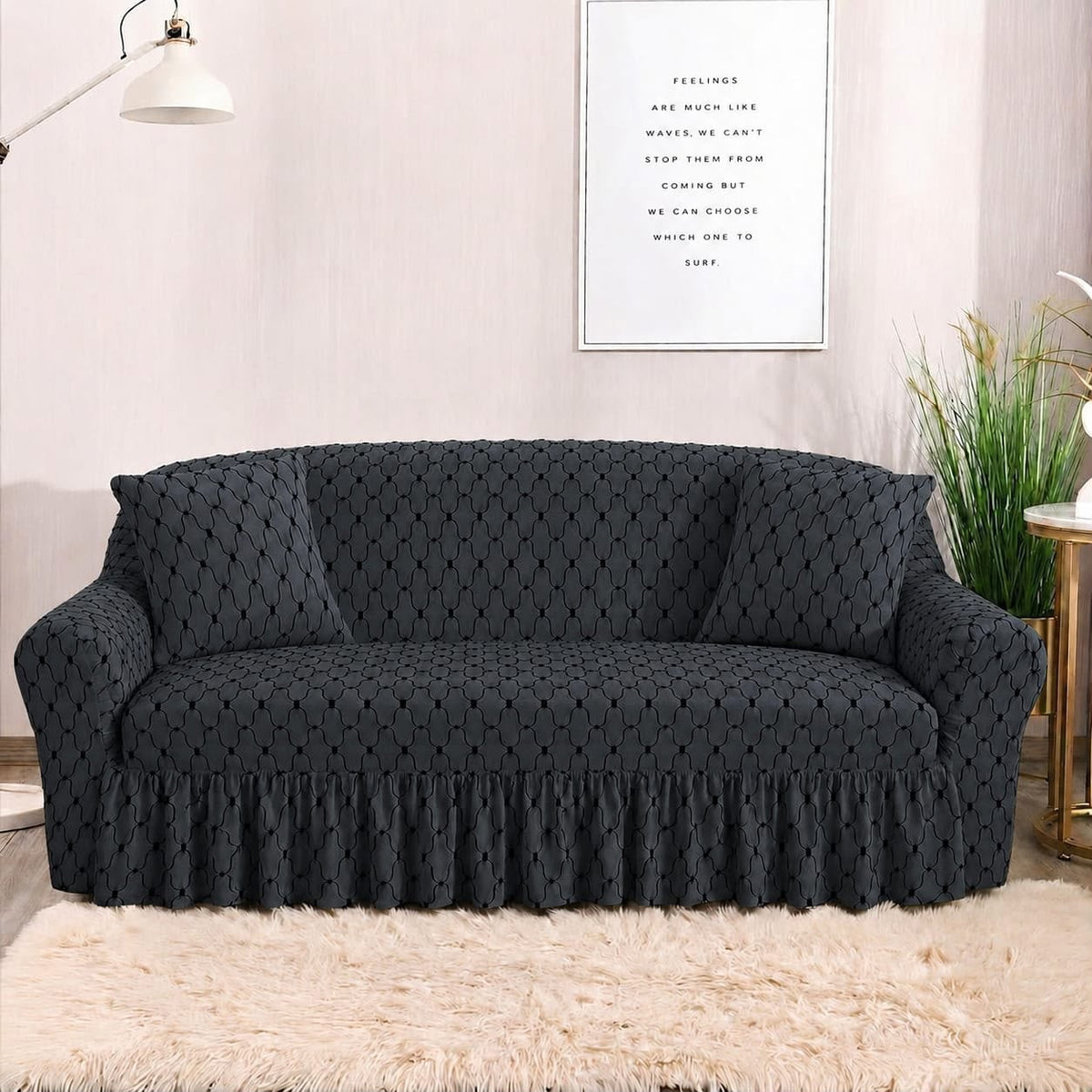 Butterfly Dori Sofa Cover | Premium Jersey Stretch Fit