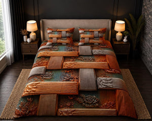 Luxury Digital Floral Bedsheet Set – 3 Piece